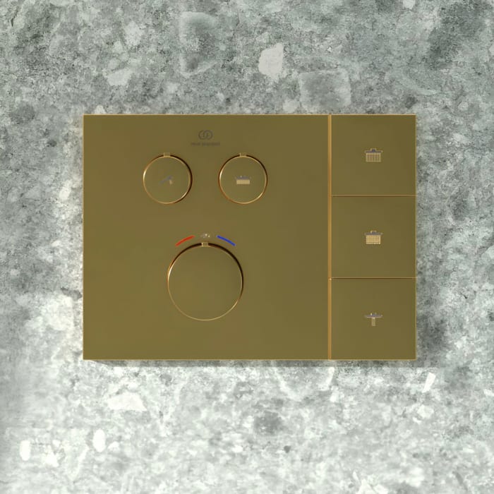 Ideal Standard Ceratherm Thermostat-Armatur Unterputz mit Navigo® Brausewähler