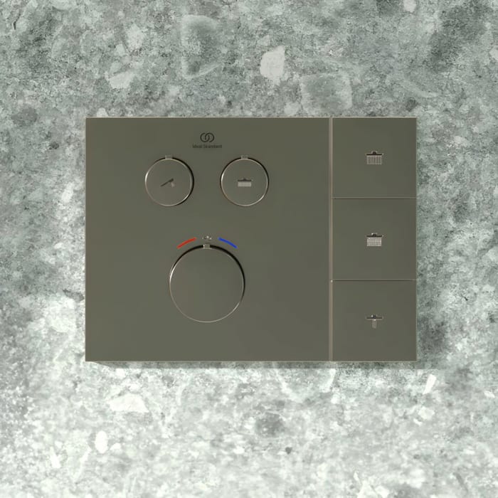 Ideal Standard Ceratherm Thermostat-Armatur Unterputz mit Navigo® Brausewähler