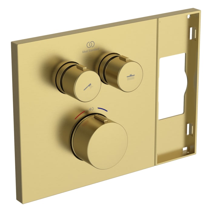 Ideal Standard Ceratherm Thermostat-Armatur Unterputz mit Navigo® Brausewähler
