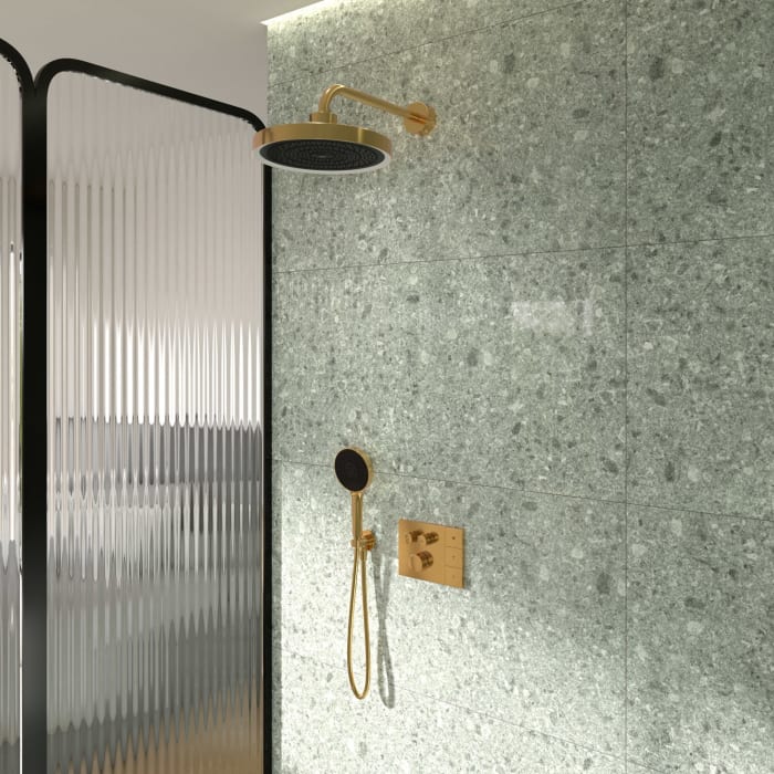 Ideal Standard Ceratherm Thermostat-Armatur Unterputz mit Navigo® Brausewähler