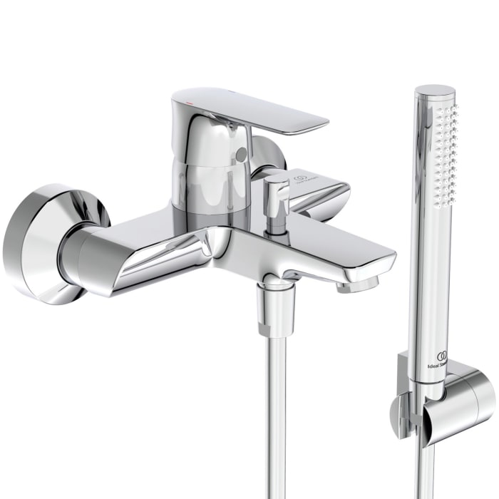 Ideal Standard Connect Air Einhebel-Badearmatur Aufputz mit Handbrause