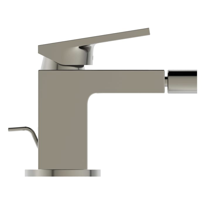 Ideal Standard Extra Bidetarmatur, Ausladung 11,3 cm, mit Ablaufgarnitur