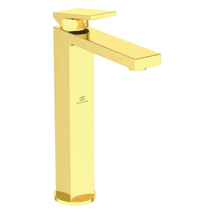 Ideal Standard Extra Waschtischarmatur, Ausladung 15 cm, verlängerter Sockel, mit Ablaufgarnitur