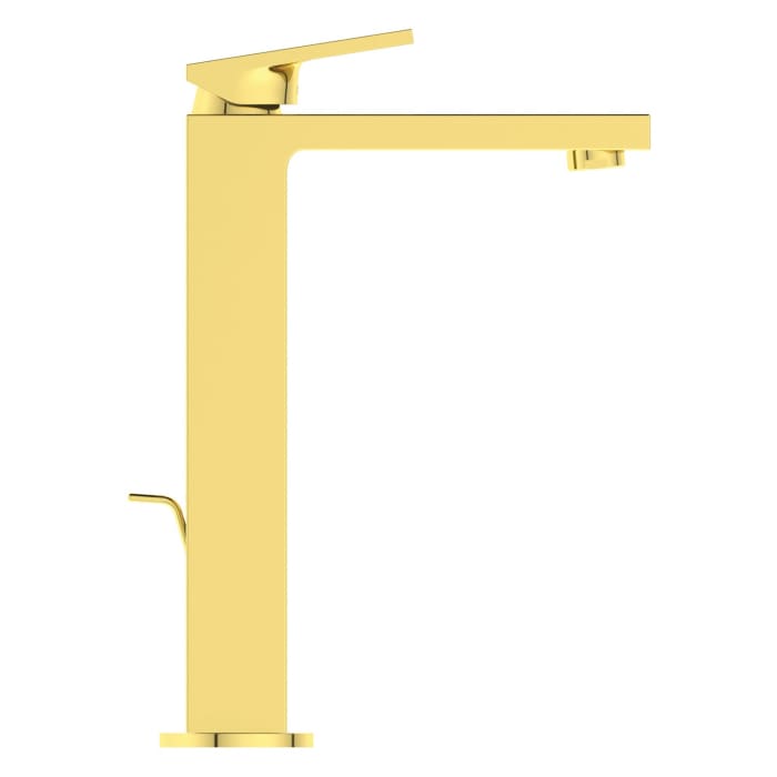 Ideal Standard Extra Waschtischarmatur, Ausladung 15 cm, verlängerter Sockel, mit Ablaufgarnitur