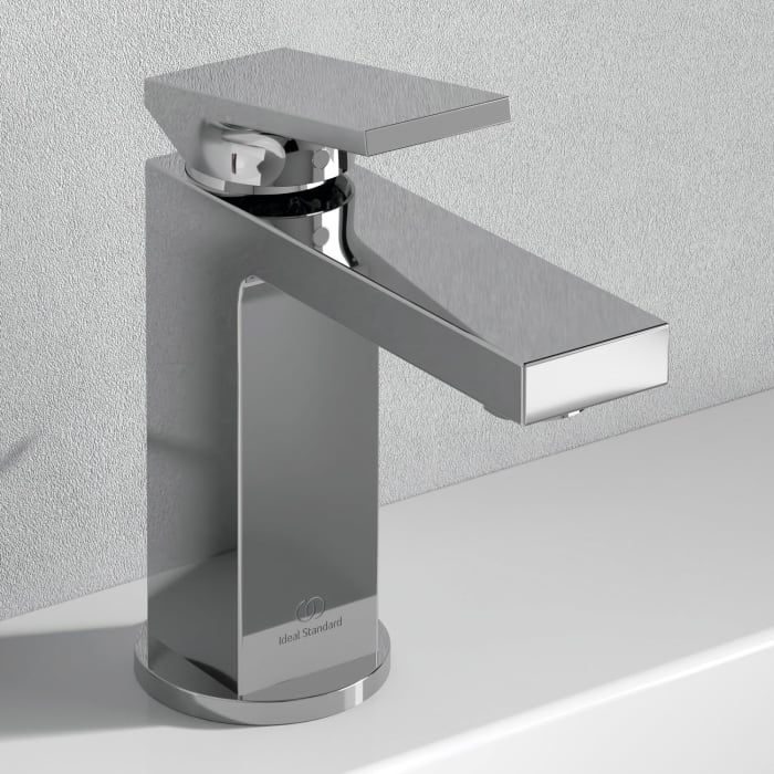 Ideal Standard Extra Waschtischarmatur, Ausladung 11,1 cm, mit Ablaufgarnitur