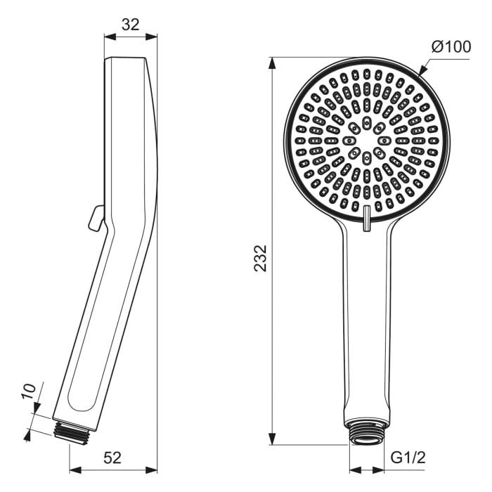 Ideal Standard Idealrain Multi-Funktionshandbrause
