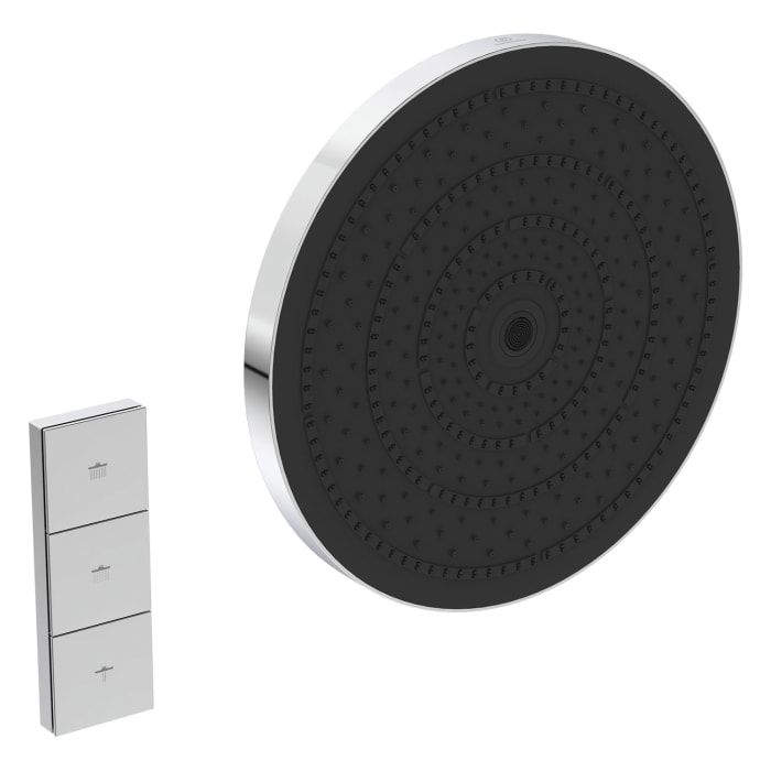 Ideal Standard Idealrain Solos Kopfbrause Ø 30 cm mit Fernbedienung und 3 Strahlarten - das ideale Dusch-Upgrade