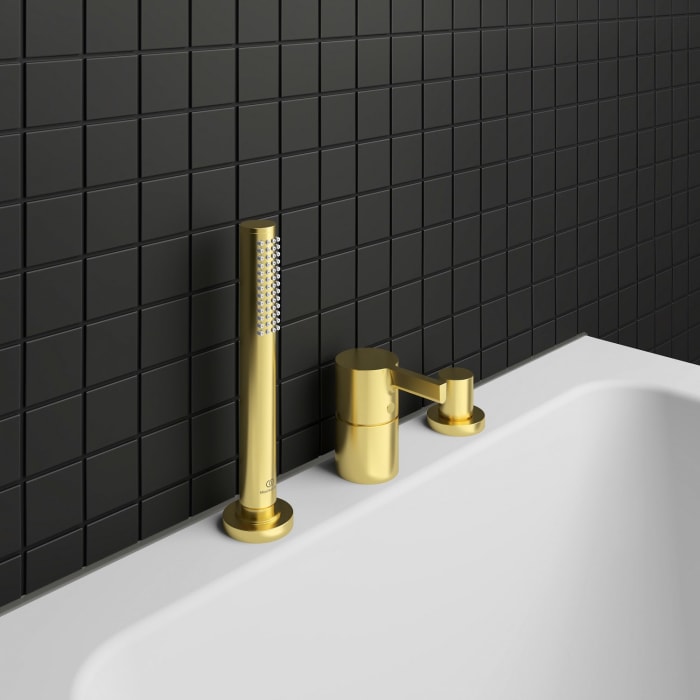 Ideal Standard Joy 3-Loch-Badearmatur für Wannenrand ohne Auslauf