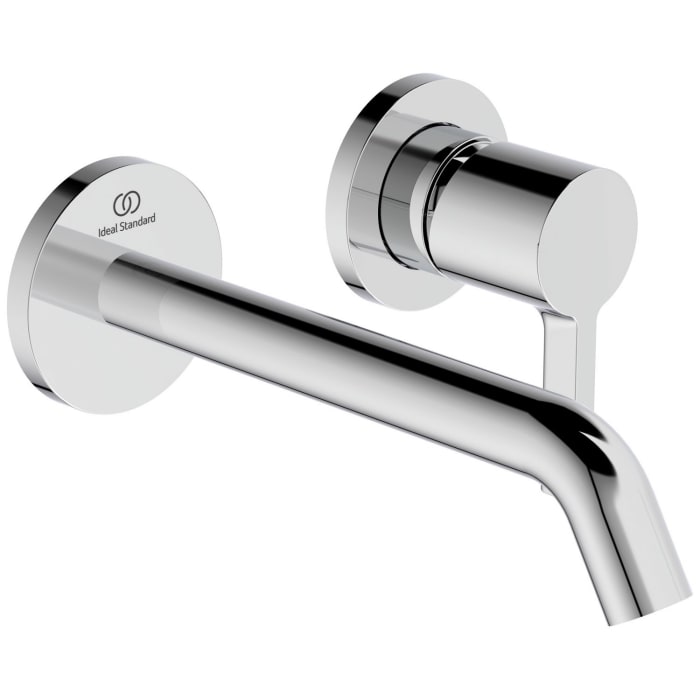 Ideal Standard Joy Wand-Waschtischarmatur, runde Rosetten, Auslauf 18 cm