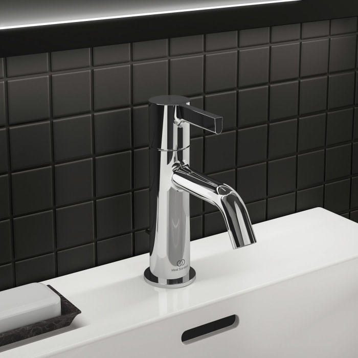 Ideal Standard Joy Waschtischarmatur Auslauf 11 cm, mit Ablaufgarnitur