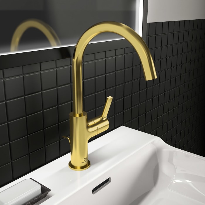 Ideal Standard Joy Waschtischarmatur mit hohem Auslauf und Ablaufgarnitur