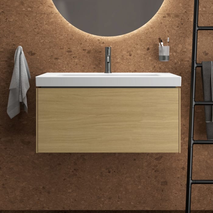 Ideal Standard Joy Waschtischarmatur Auslauf 11 cm, mit Ablaufgarnitur