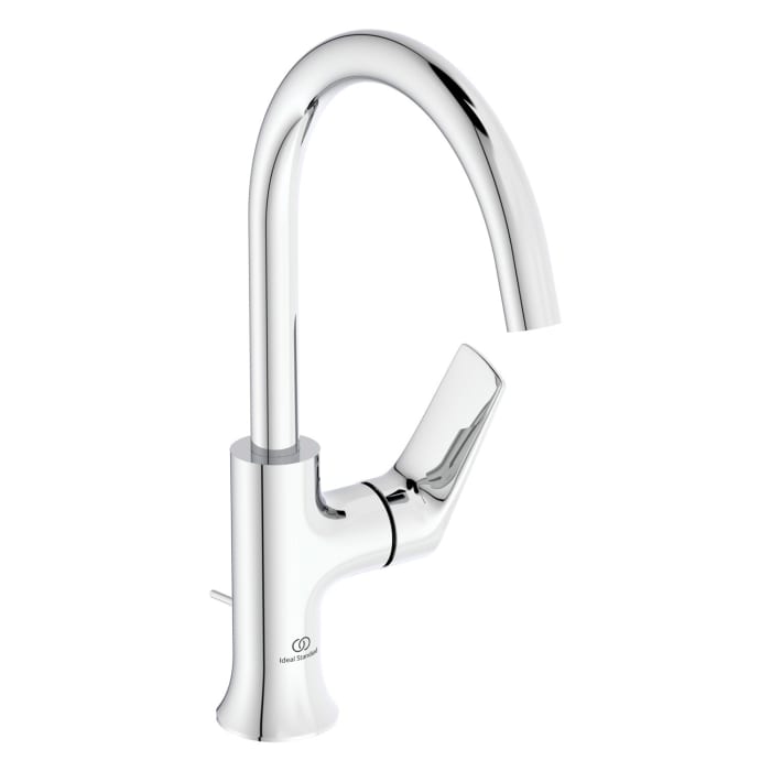 Ideal Standard La Dolce Vita Waschtischarmatur mit hohem Auslauf, mit Ablaufgarnitur