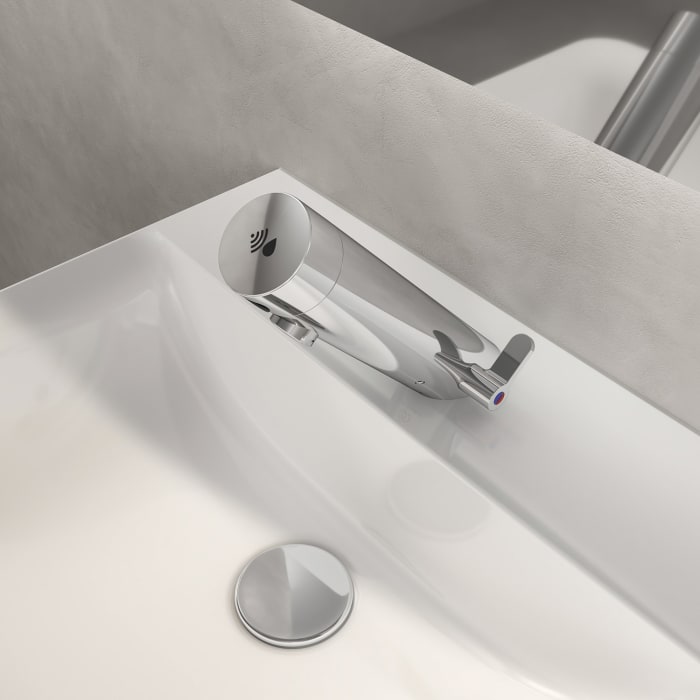 Ideal Standard Sensorflow Waschtischarmatur, mit Mischung, mit Batterie