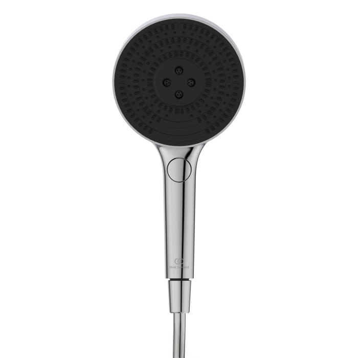 Ideal Standard Solos Duschsystem mit Aufputz-Brausethermostat Ceratherm Navigo® mit Ablage, 1-Funktions-Handbrause