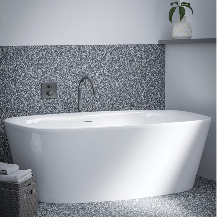 Ideal Standard Dea freistehende Körperform-Badewanne 180 x 80 cm