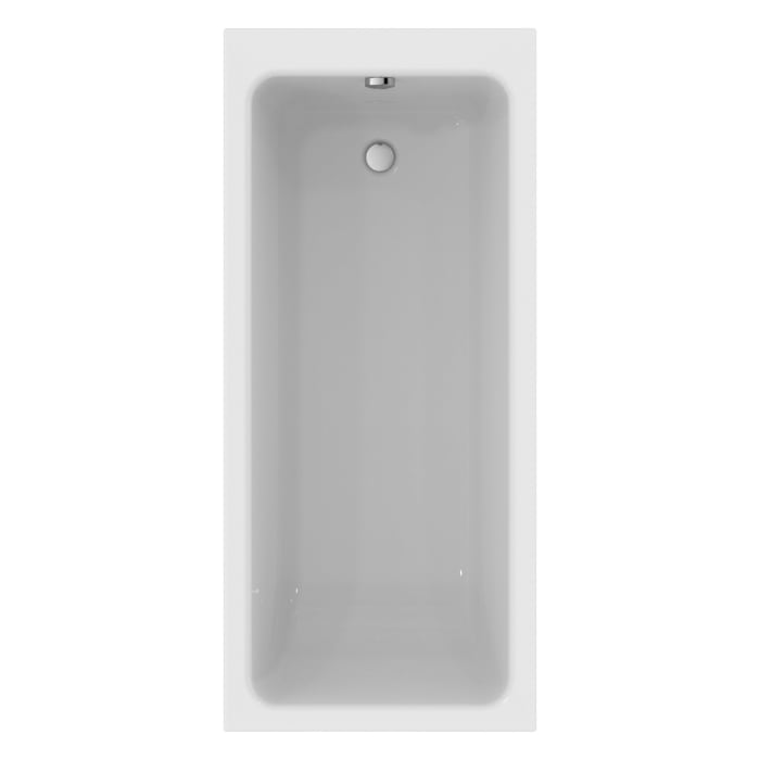 Ideal Standard La Dolce Vita Duo-Badewanne 180 x 80 cm, Ablauf: Fußende