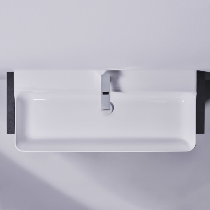 Ideal Standard Conca Waschtisch 100 cm, 1 Hahnloch, mit Überlauf, geschliffen