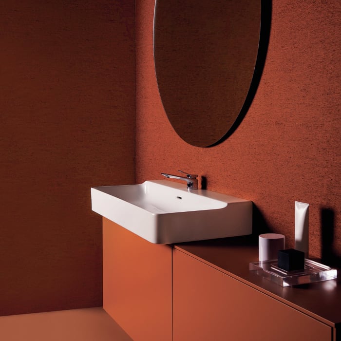 Ideal Standard Conca Waschtisch 100 cm, 1 Hahnloch, mit Überlauf, geschliffen