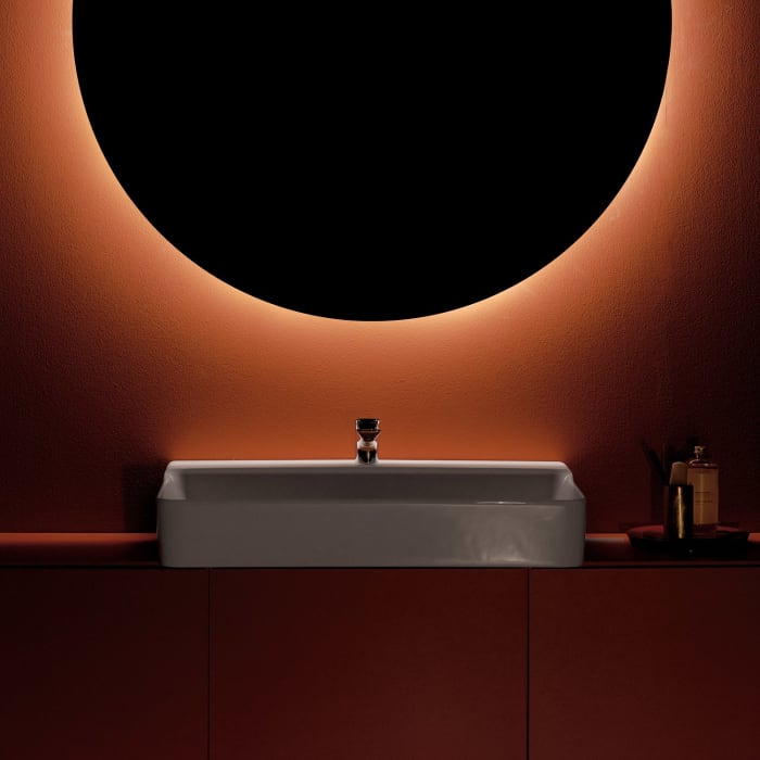 Ideal Standard Conca Waschtisch 100 cm, 1 Hahnloch, mit Überlauf, geschliffen