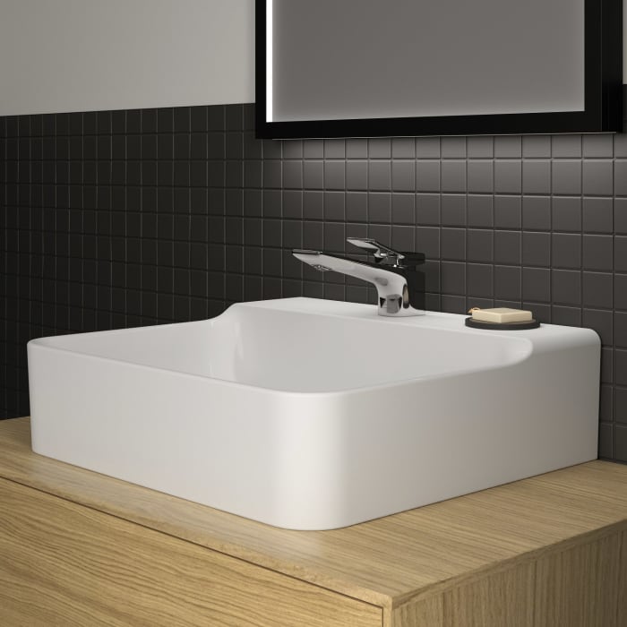 Ideal Standard Conca Waschtisch 50 cm, 1 Hahnloch, ohne Überlauf