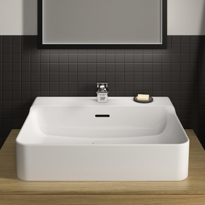 Ideal Standard Conca Waschtisch 60 cm, 1 Hahnloch, mit Überlauf, geschliffen