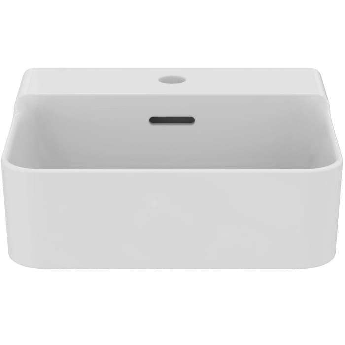 Ideal Standard Conca Schale eckig 60 cm, ohne Hahnloch, ohne Überlauf, geschliffen