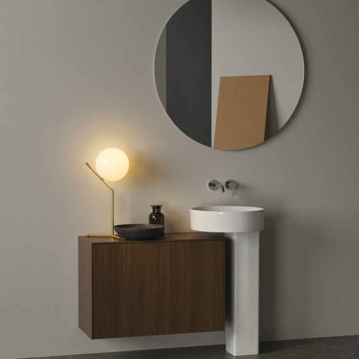 Ideal Standard Conca Schale rund 45 cm, ohne Hahnloch, ohne Überlauf, geschliffen