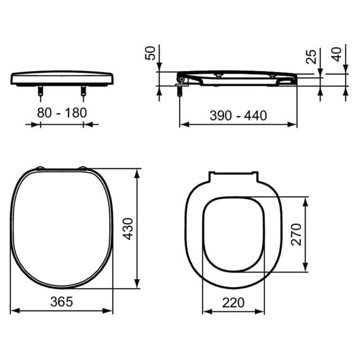 Ideal Standard Connect WC-Sitz