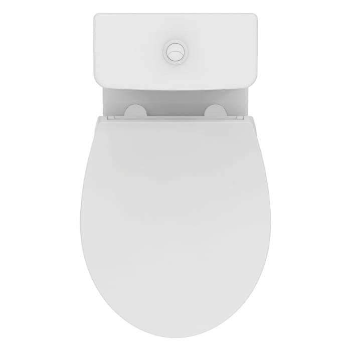 Ideal Standard Eurovit WC-Paket mit Standtiefspül-WC, Spülkasten Zulauf unten und WC-Sitz