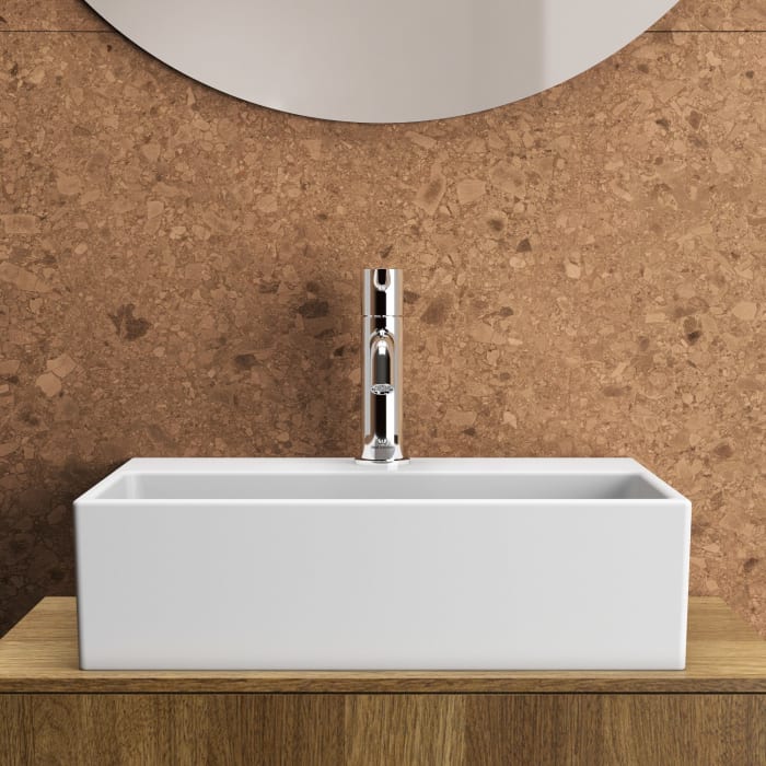 Ideal Standard Extra Handwaschbecken 45 cm, 1 Hahnloch, mit Überlauf, geschliffen