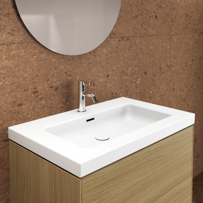 Ideal Standard Extra Möbelwaschtisch, 1 Hahnloch, 81 cm