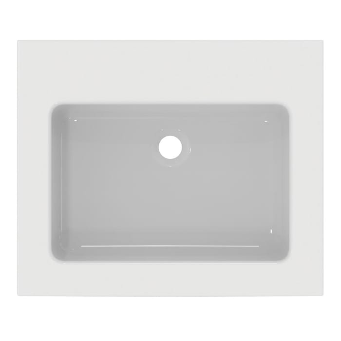 Ideal Standard Extra Möbelwaschtisch, ohne Hahnloch, 61 cm