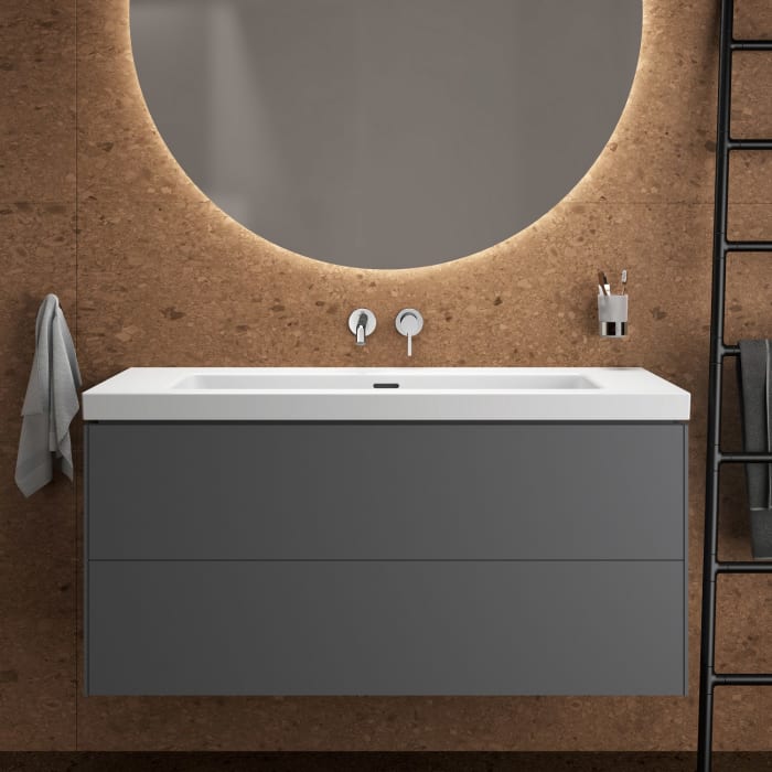 Ideal Standard Extra Möbelwaschtisch, ohne Hahnloch, 121 cm