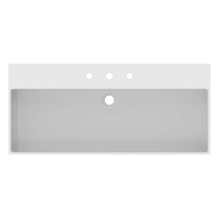 Ideal Standard Extra Waschtisch 101,5 cm, 3 Hahnlöcher mit Überlauf
