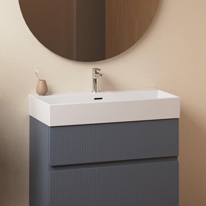 Ideal Standard Extra Waschtisch 81,5 cm, 1 Hahnloch mit Überlauf, geschliffen