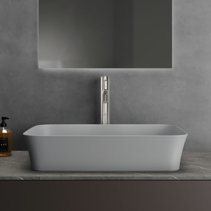 Ideal Standard Ipalyss Aufsatzschale eckig ohne Überlauf, ohne Überlauf 55 x 38 cm