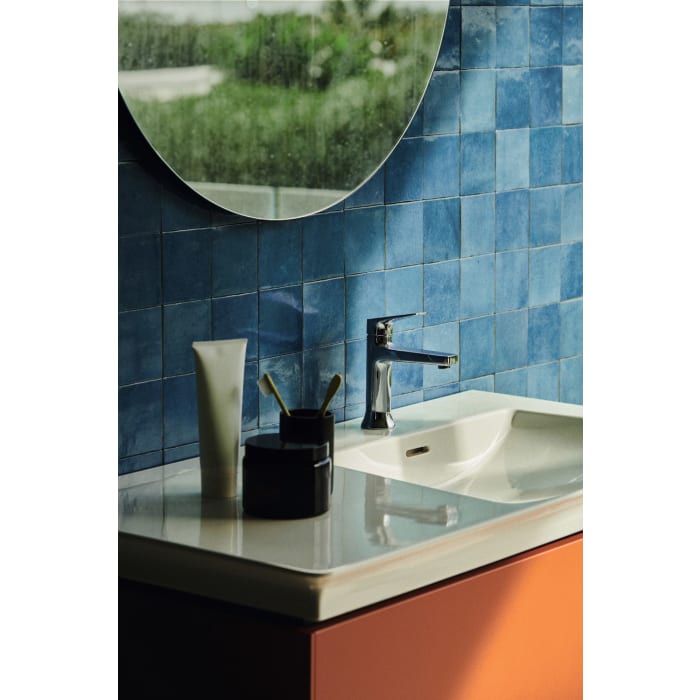 Ideal Standard La Dolce Vita Möbelwaschtisch 126 cm, ohne Hahnloch, mit Überlauf, Ablage links