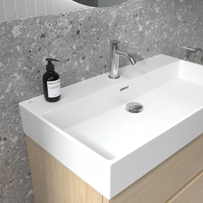 Ideal Standard Lastani Waschtisch 81,5 cm mit 1 Hahnloch und Überlauf