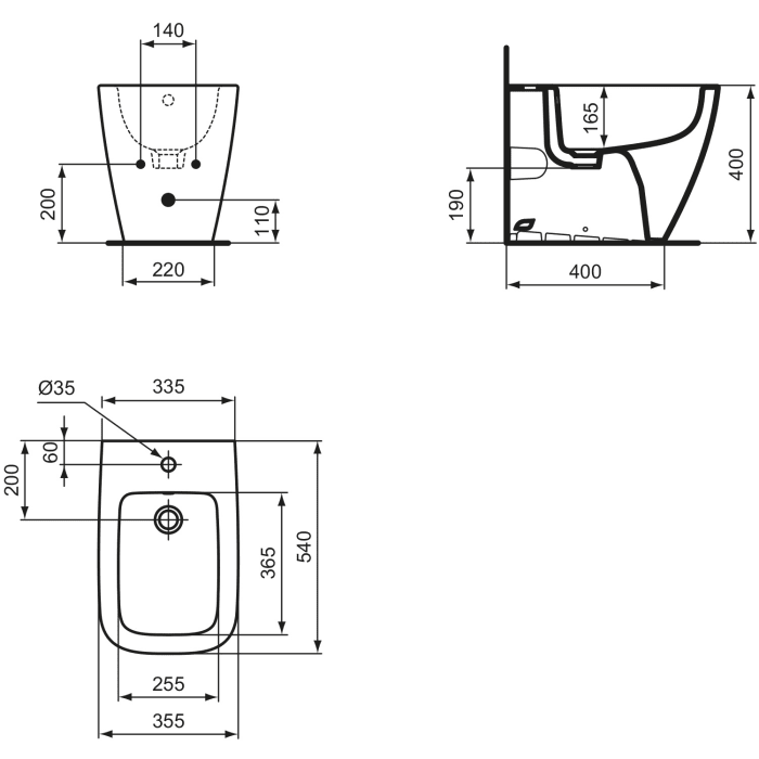 Ideal Standard i.life B Standbidet