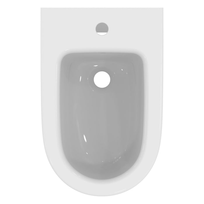 Ideal Standard i.life O Standbidet, 1 Hahnloch, mit Überlauf