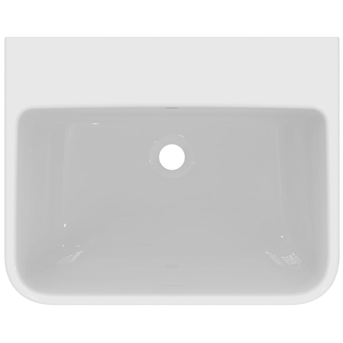 Ideal Standard i.life B Waschtisch 60 cm, ohne Hahnloch, mit Überlauf