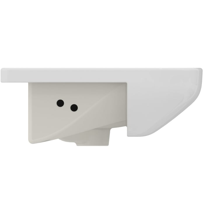 Ideal Standard i.life A Halbeinbauwaschtisch, 1 Hahnloch, mit Überlauf