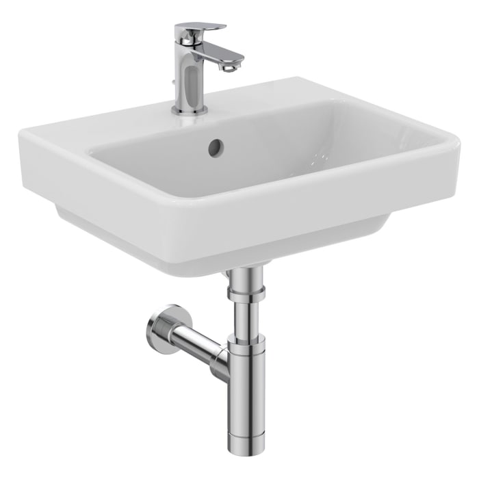 Ideal Standard i.life B Handwaschbecken 45 cm, 1 Hahnloch, mit Überlauf