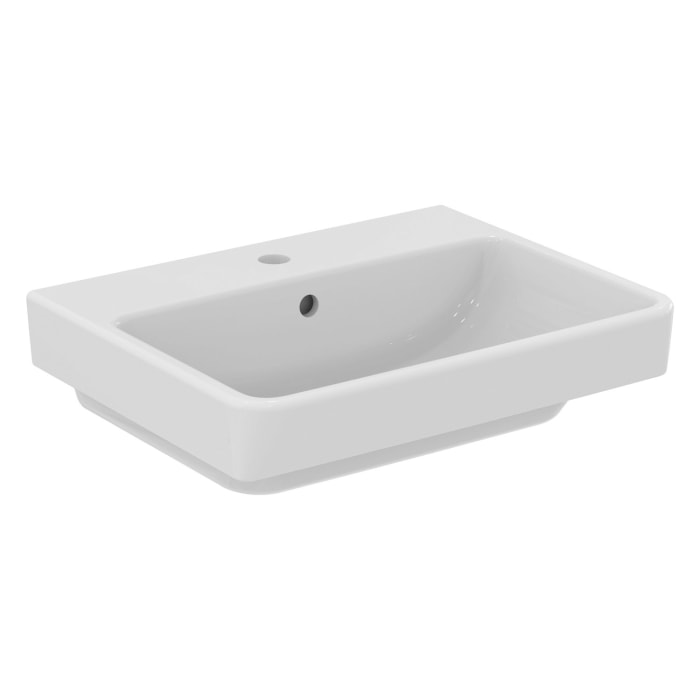 Ideal Standard i.life B Möbelwaschtisch 55 cm, 1 Hahnloch, mit Überlauf und Ideal Plus