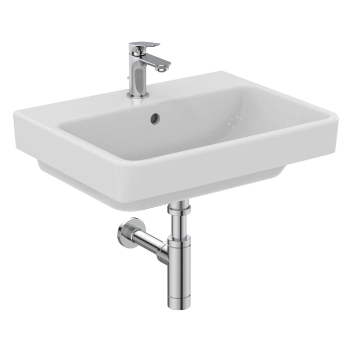 Ideal Standard i.life B Möbelwaschtisch 55 cm, 1 Hahnloch, mit Überlauf