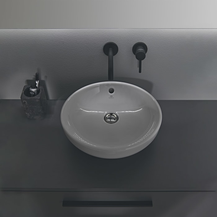 Ideal Standard i.life B Schale 40 cm, ohne Hahnloch, mit Überlauf