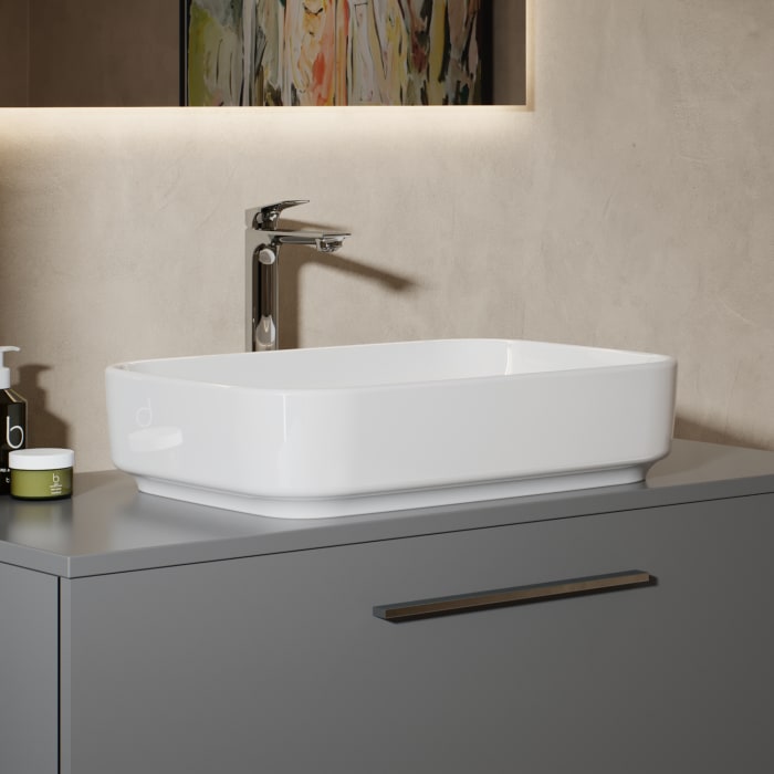 Ideal Standard i.life B Schale 55 cm, ohne Hahnloch, ohne Überlauf