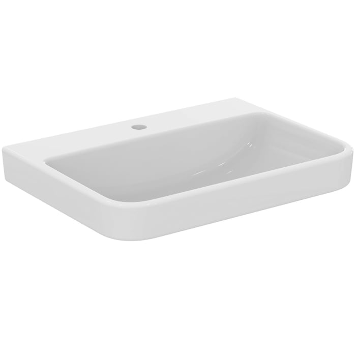 Ideal Standard i.life B Waschtisch 65 cm, 1 Hahnloch, ohne Überlauf