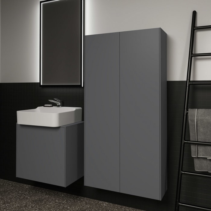 Ideal Standard Conca Halbhochschrank 72 x 140 cm, 2 Türen